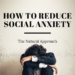 how to reduce social anixety naturally